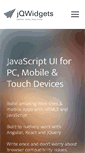 Mobile Screenshot of jqwidgets.com